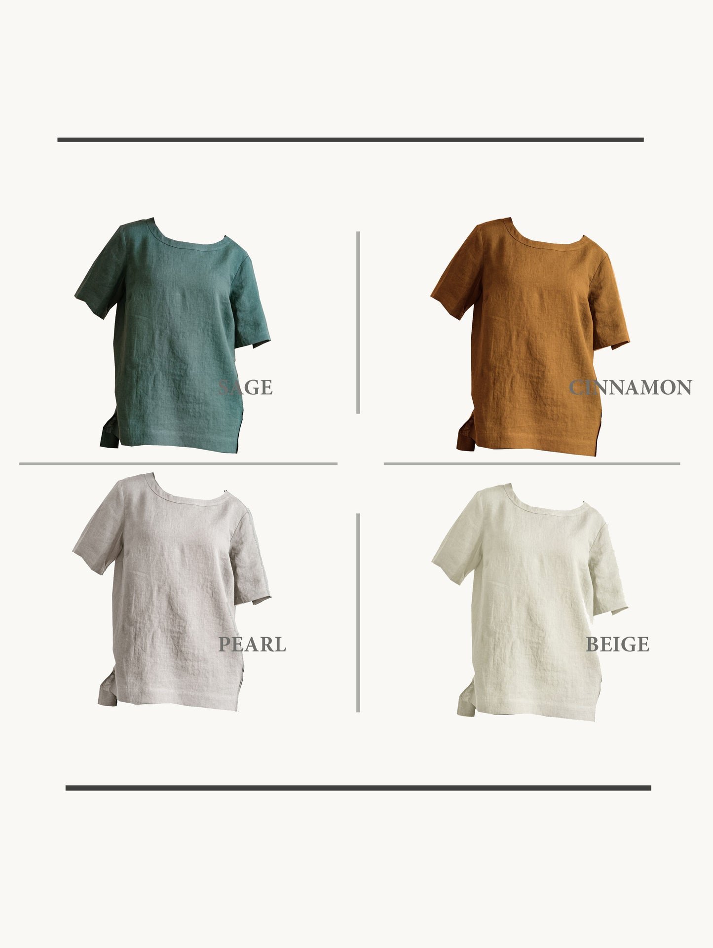 Lightweight linen t-shirt