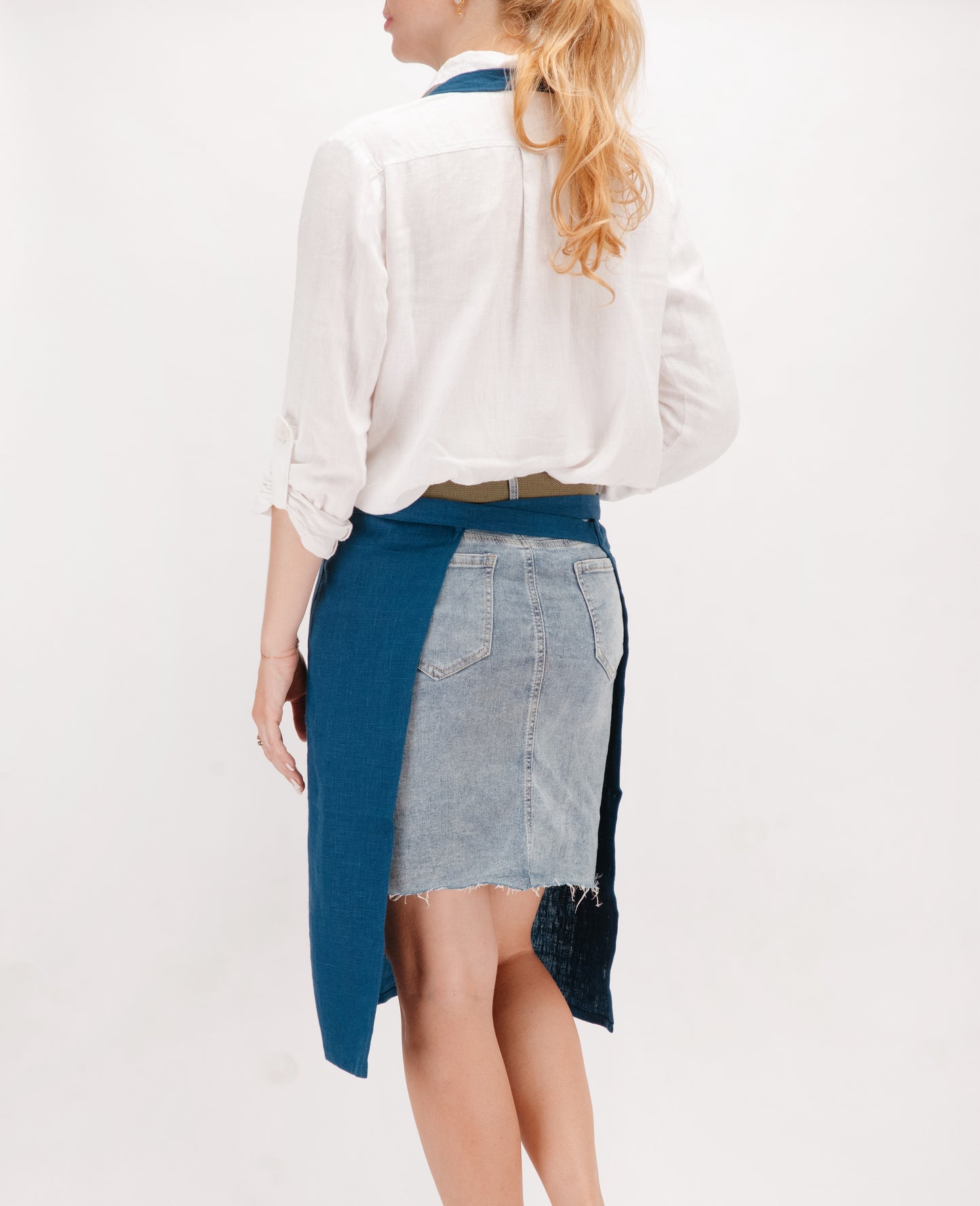 Full linen apron in various colors