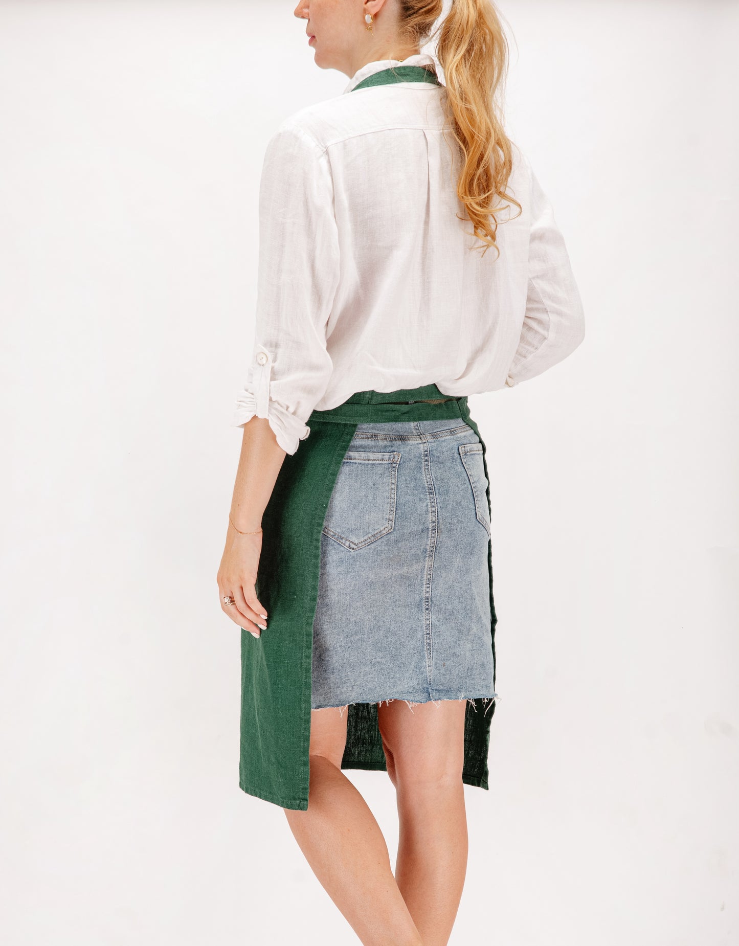 Full linen apron in various colors