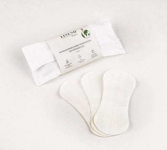 Linen and cotton sanitary pads