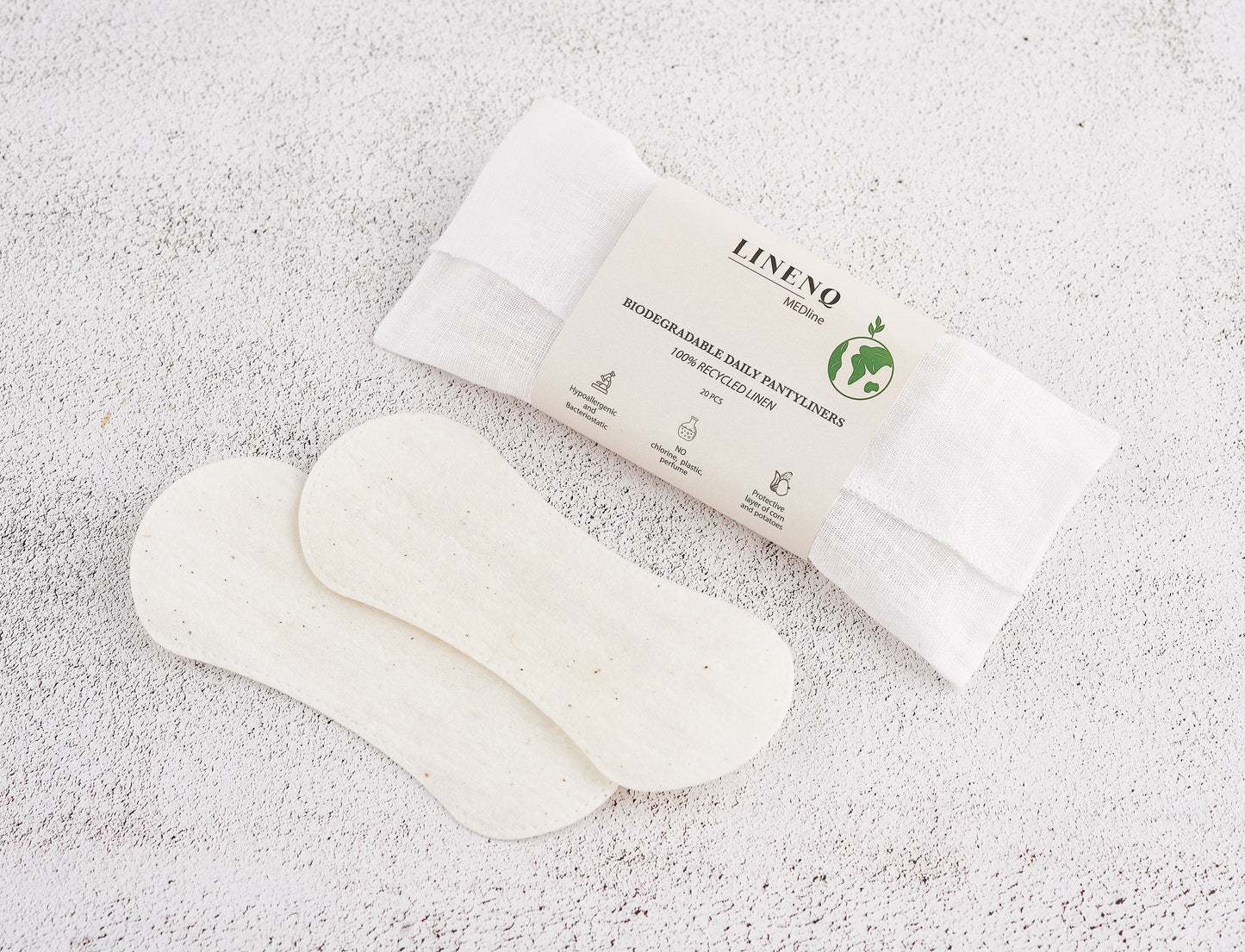 Linen and cotton sanitary pads