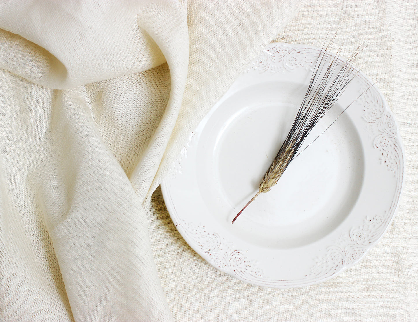 Linen tablecloth rectangle
