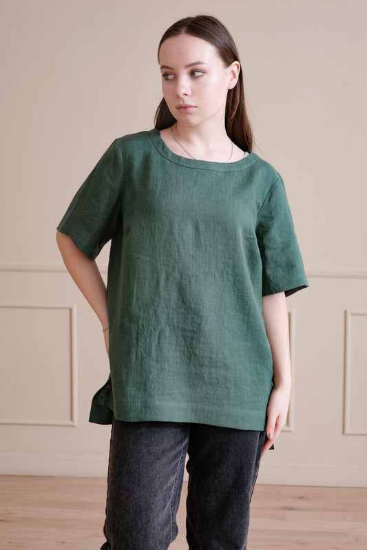 Lightweight linen t-shirt