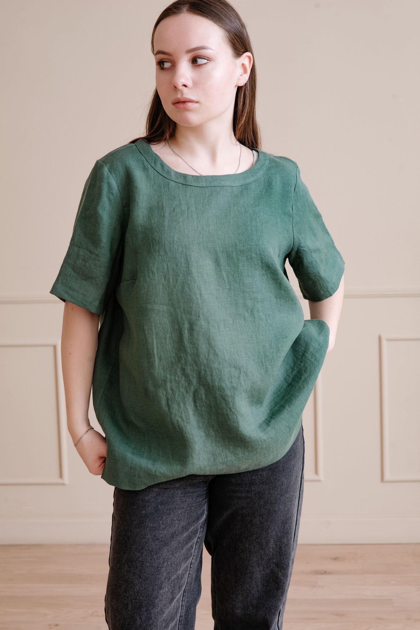 Lightweight linen t-shirt