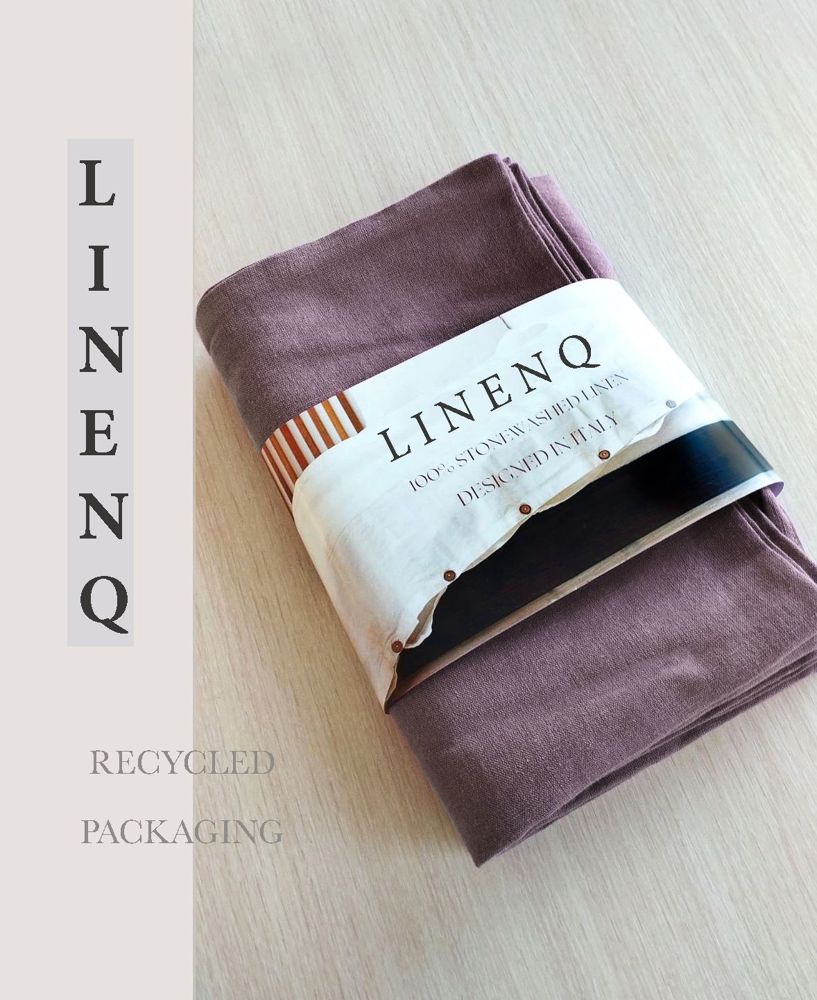 Linen round tablecloth