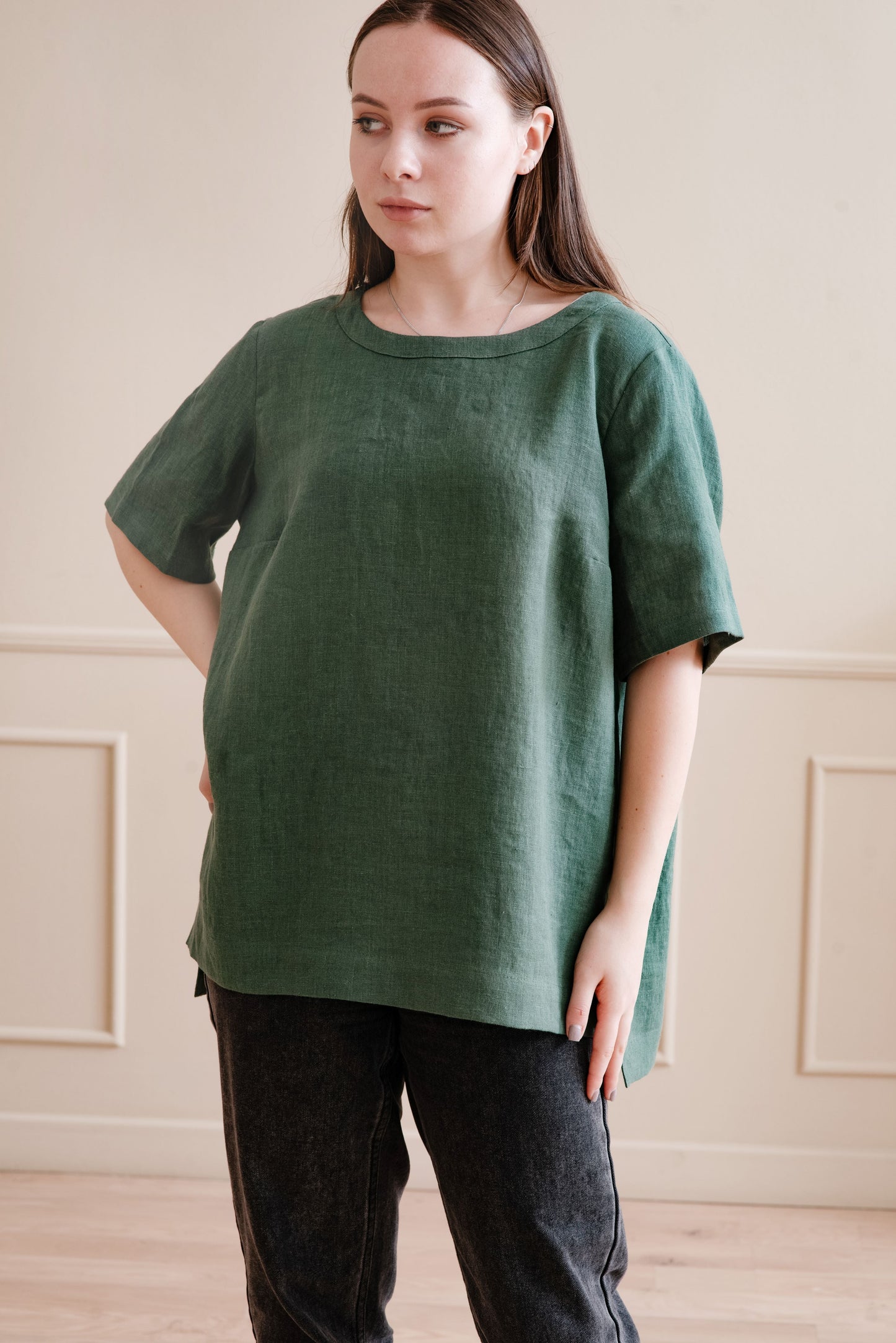 Lightweight linen t-shirt