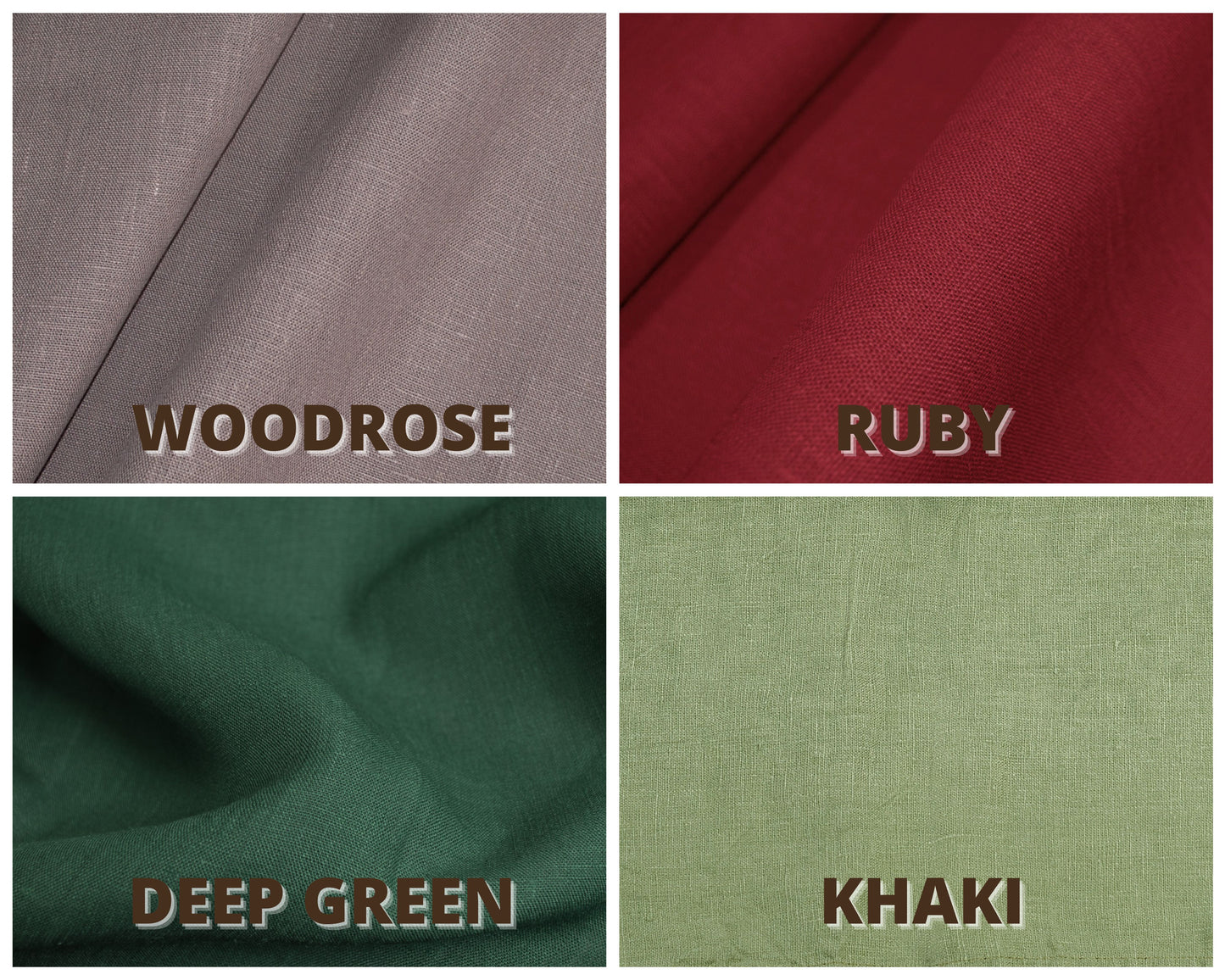 Linen tablecloth round