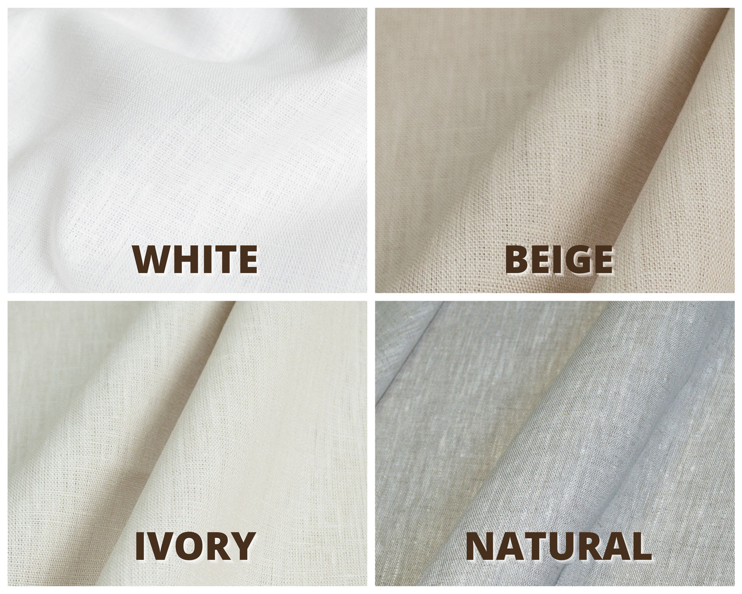 Linen tablecloth round
