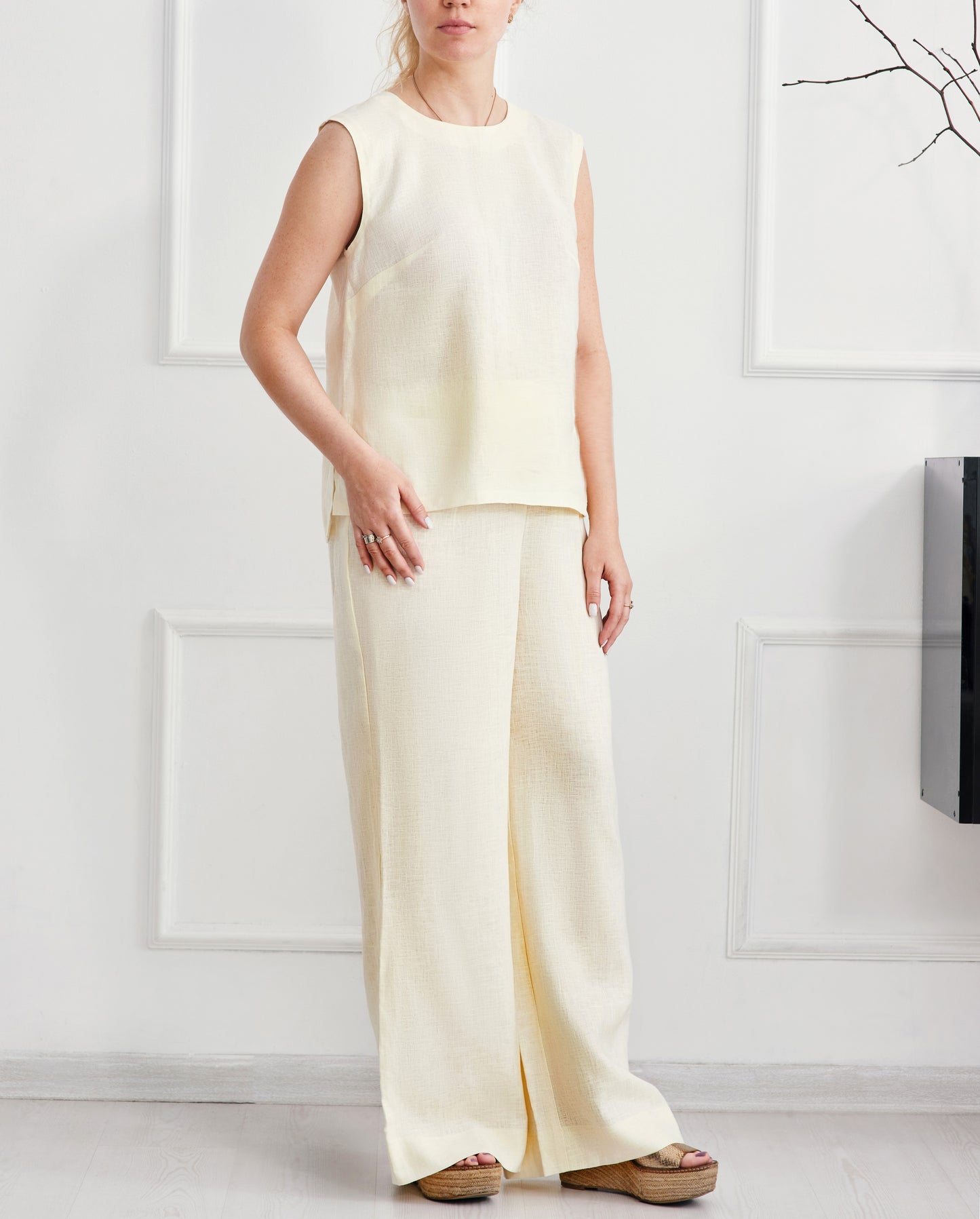 Linen lounge set