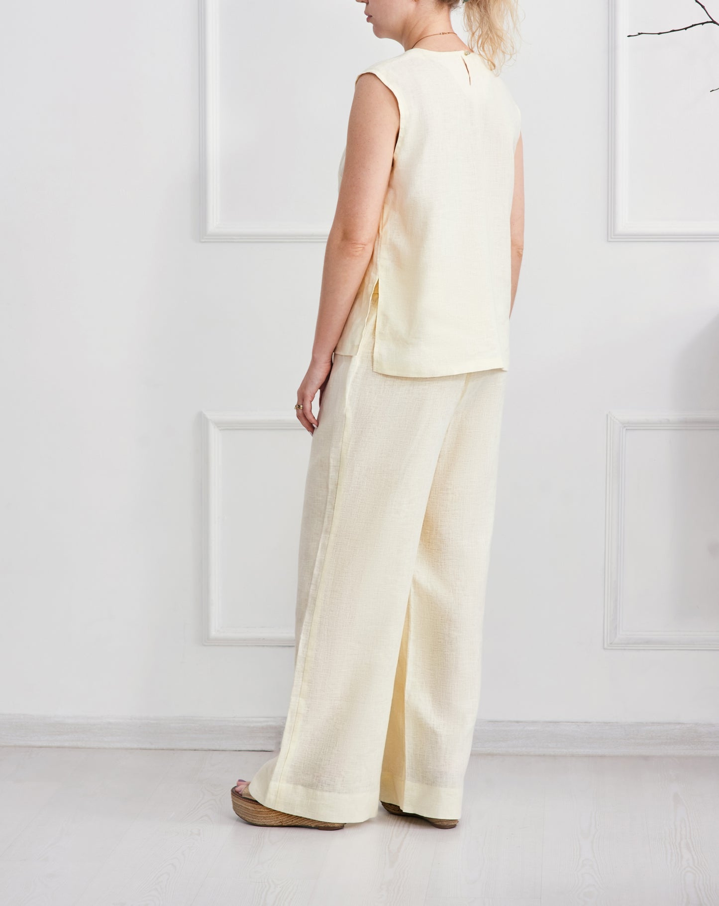 Linen lounge set