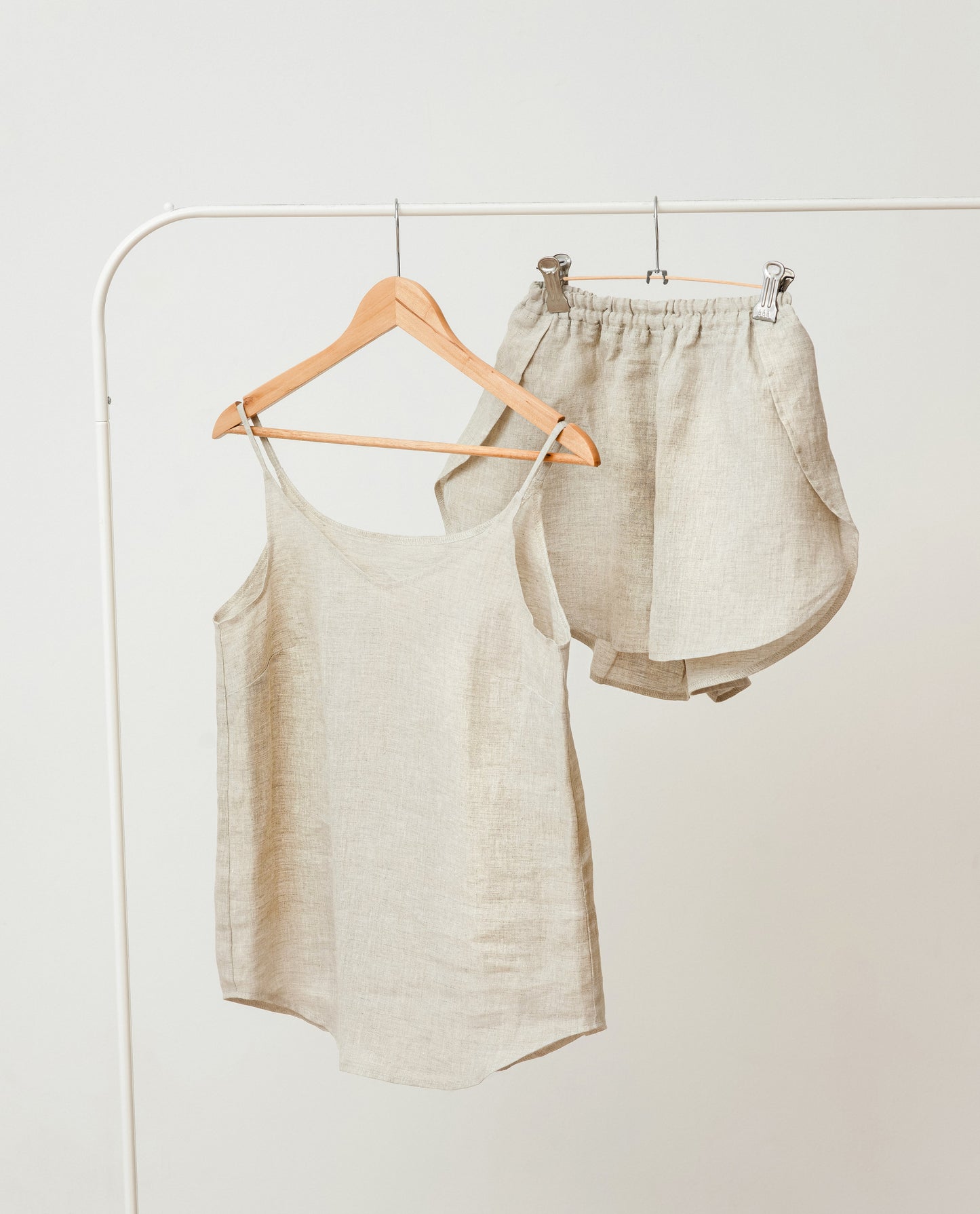 Lightweight linen pajama set Butterfly