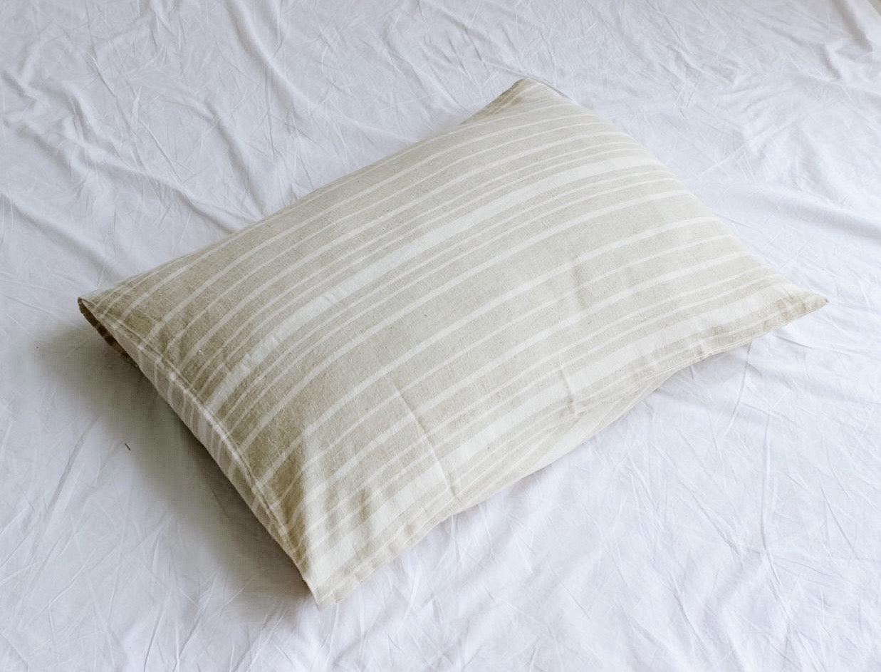Standard size linen pillow case