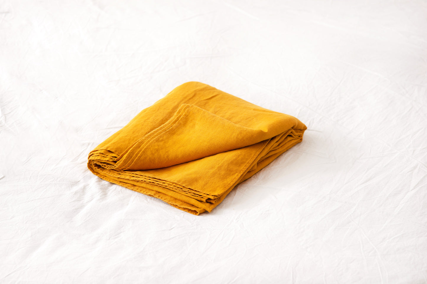 Linen flat sheet in Queen size