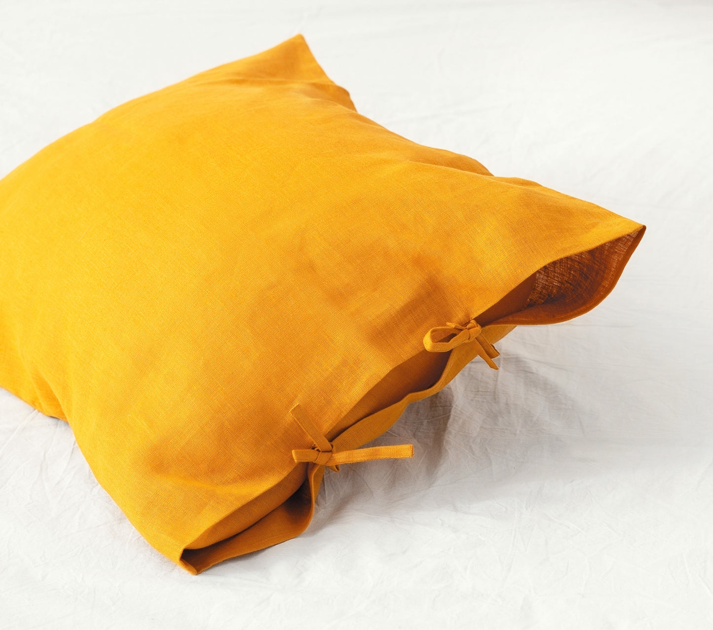 Linen Pillowcase with Ties - Standard Size