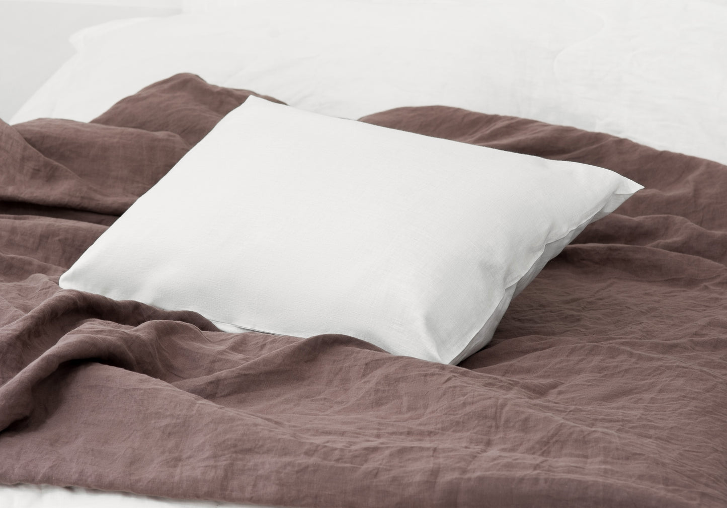 Standard size linen pillow case