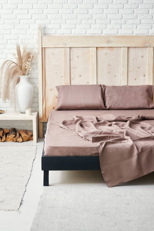 Linen sheet set in Full, Queen, King sizes