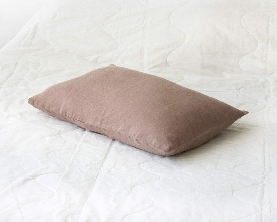 Standard size linen pillow case