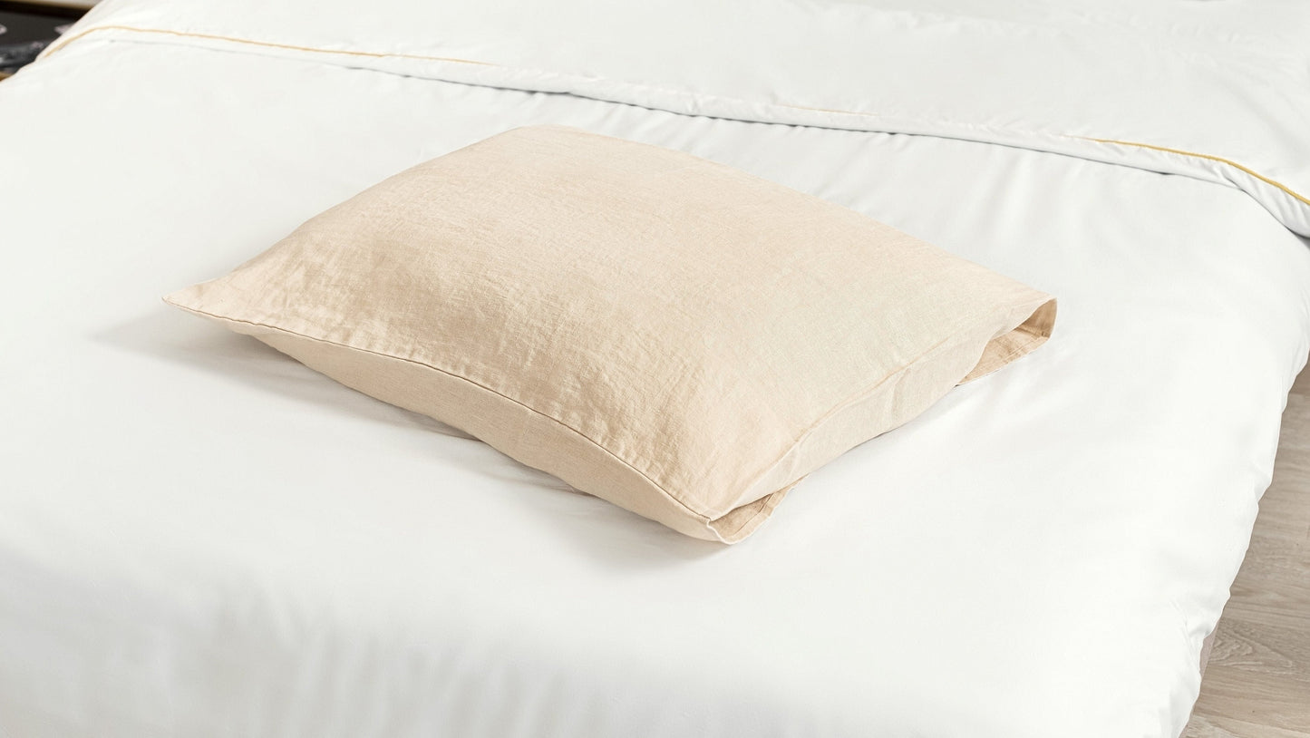 Standard size linen pillow case