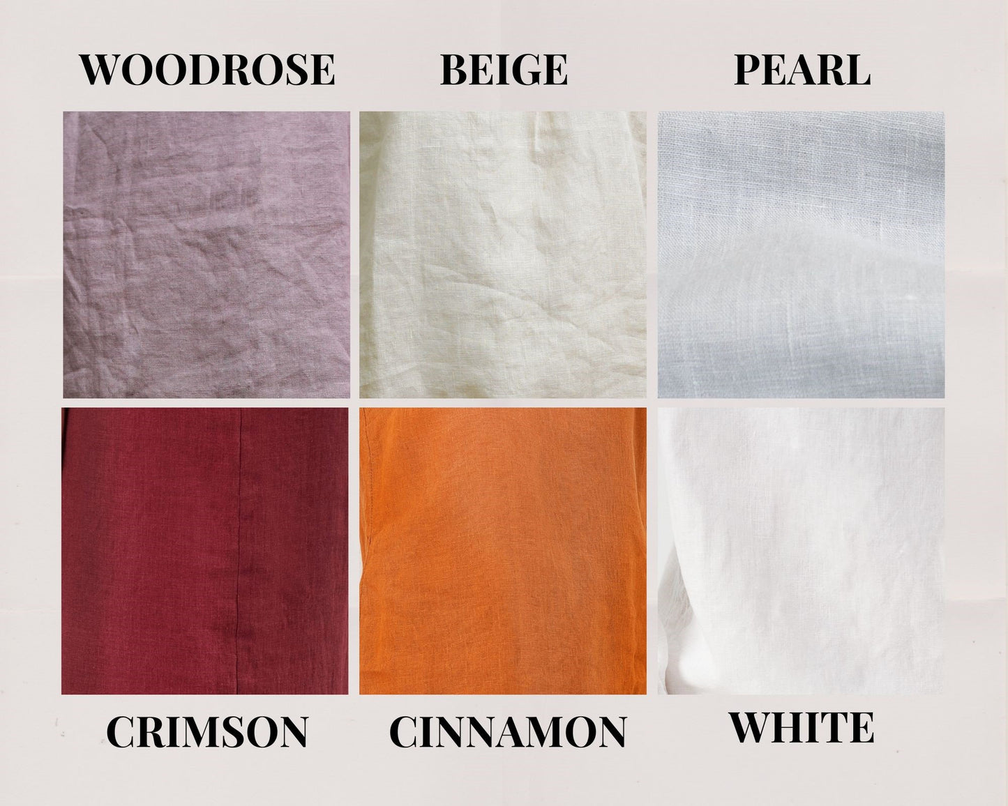 Linen robe with cuffs