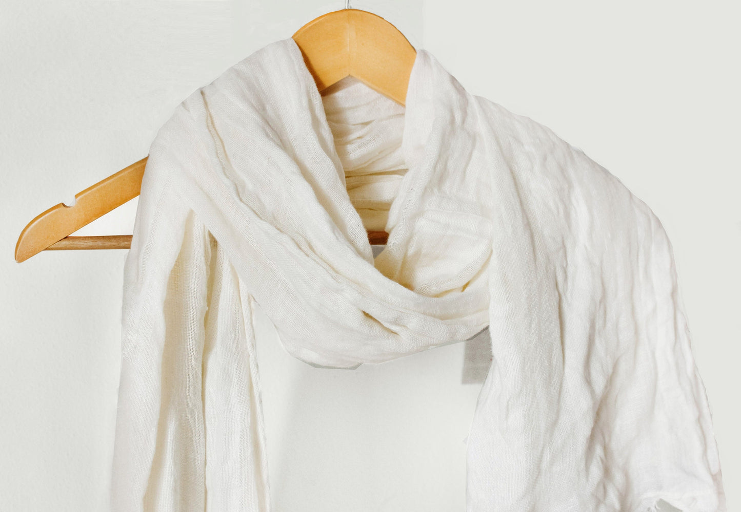 Unisex linen scarf