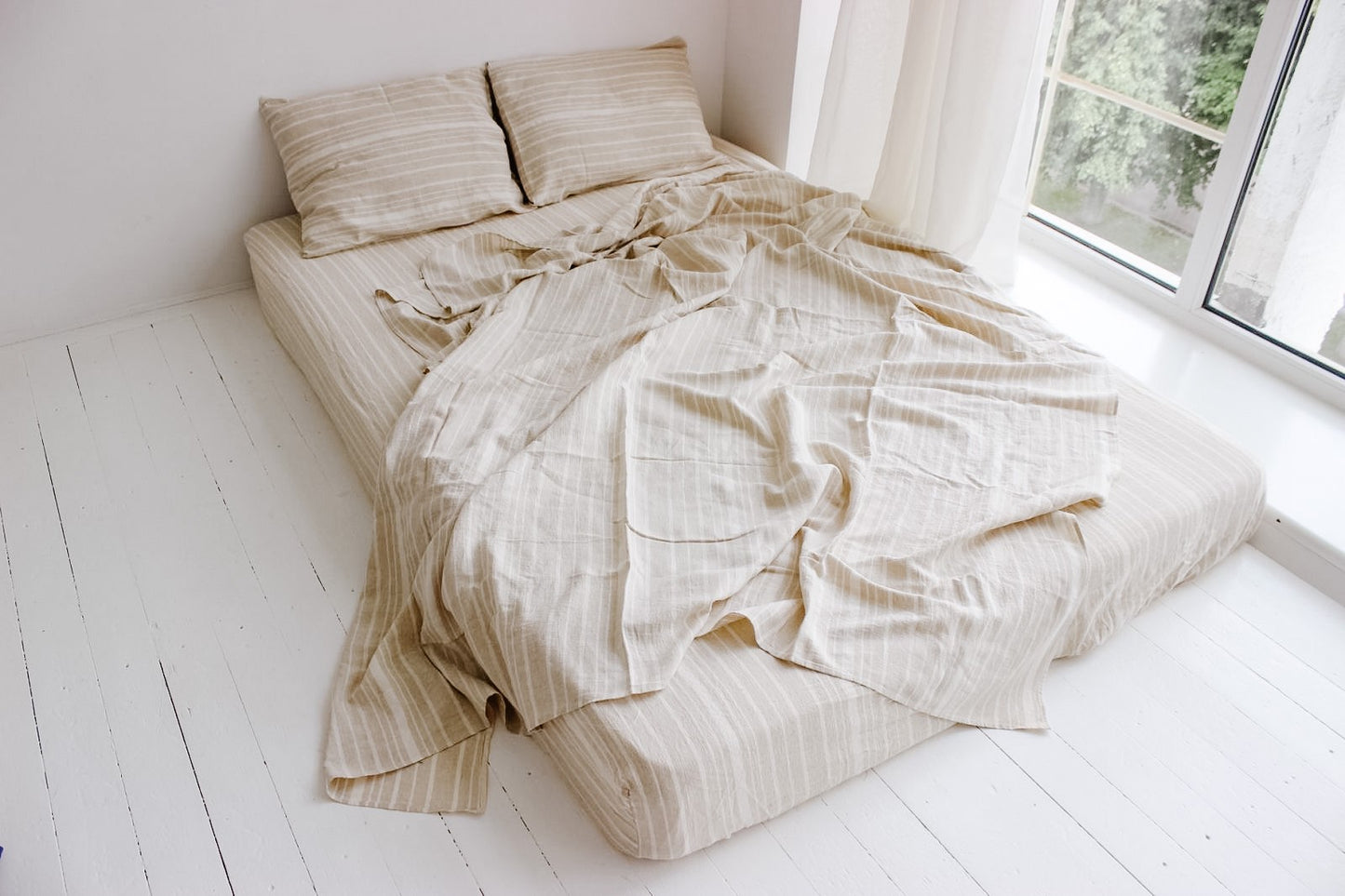 Linen sheet set in Full, Queen, King sizes