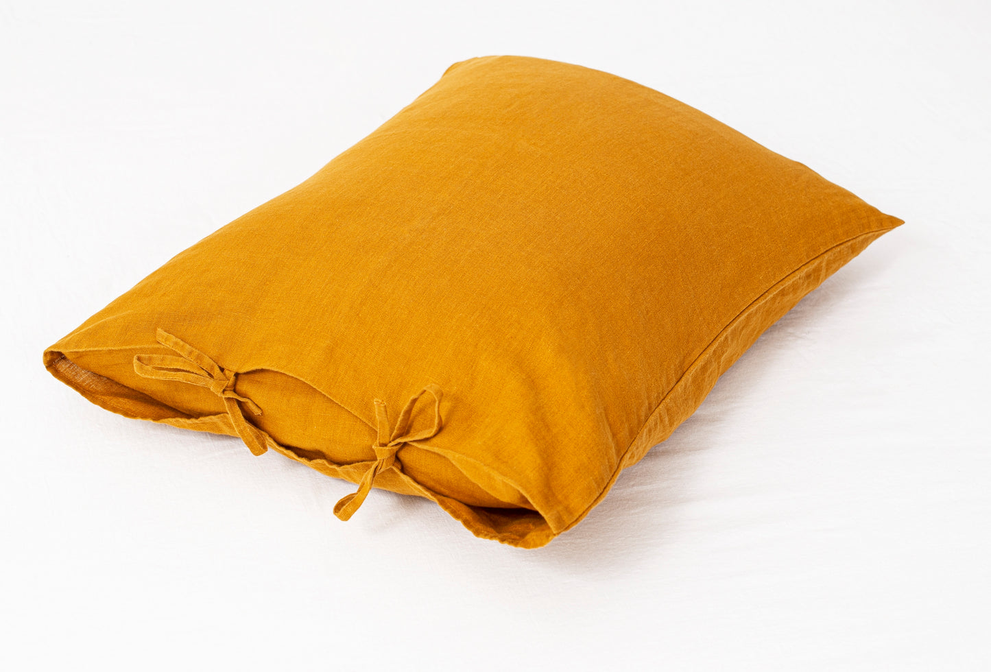 Linen Pillowcase with Ties - Standard Size