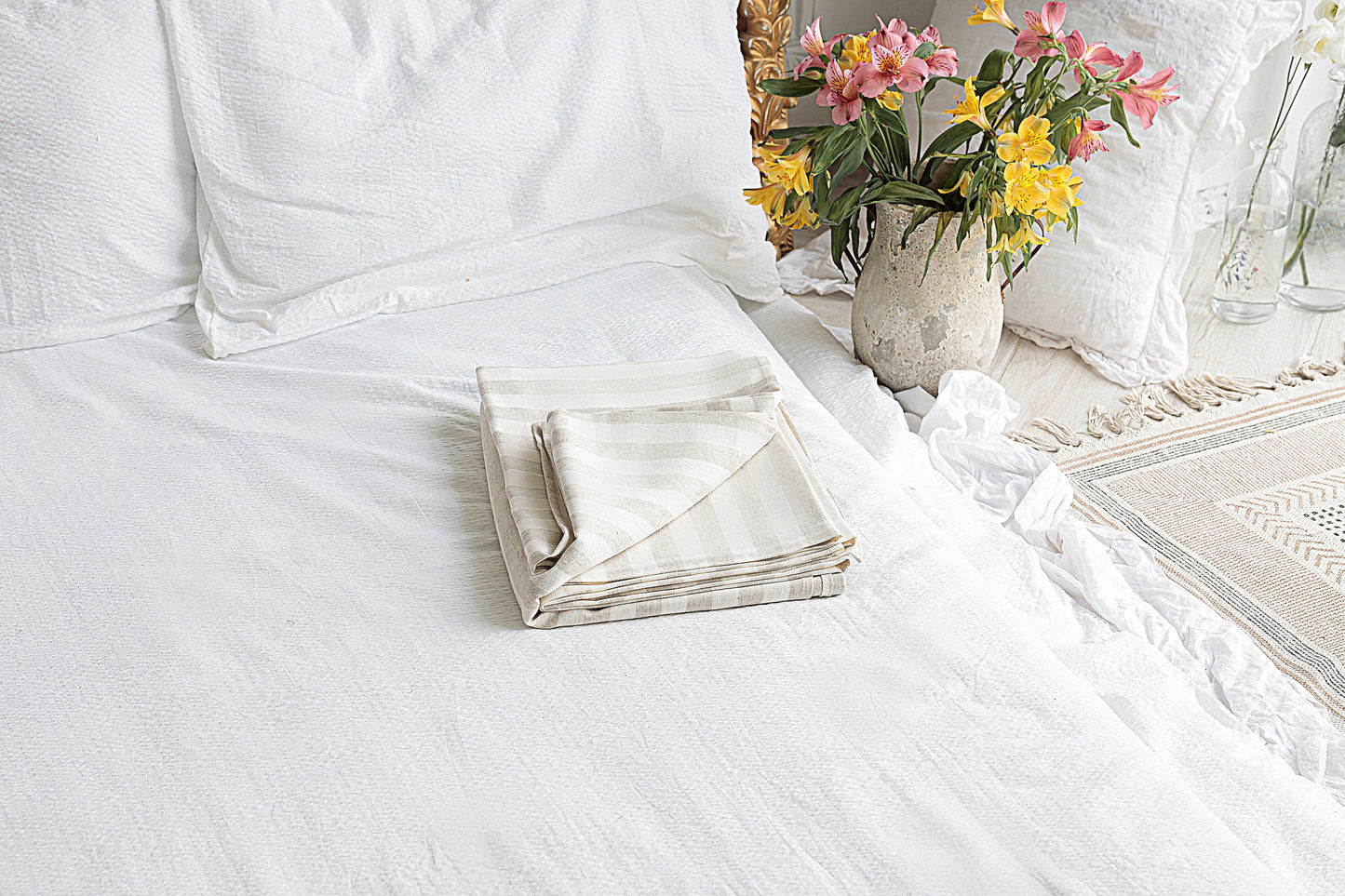 Linen flat sheet