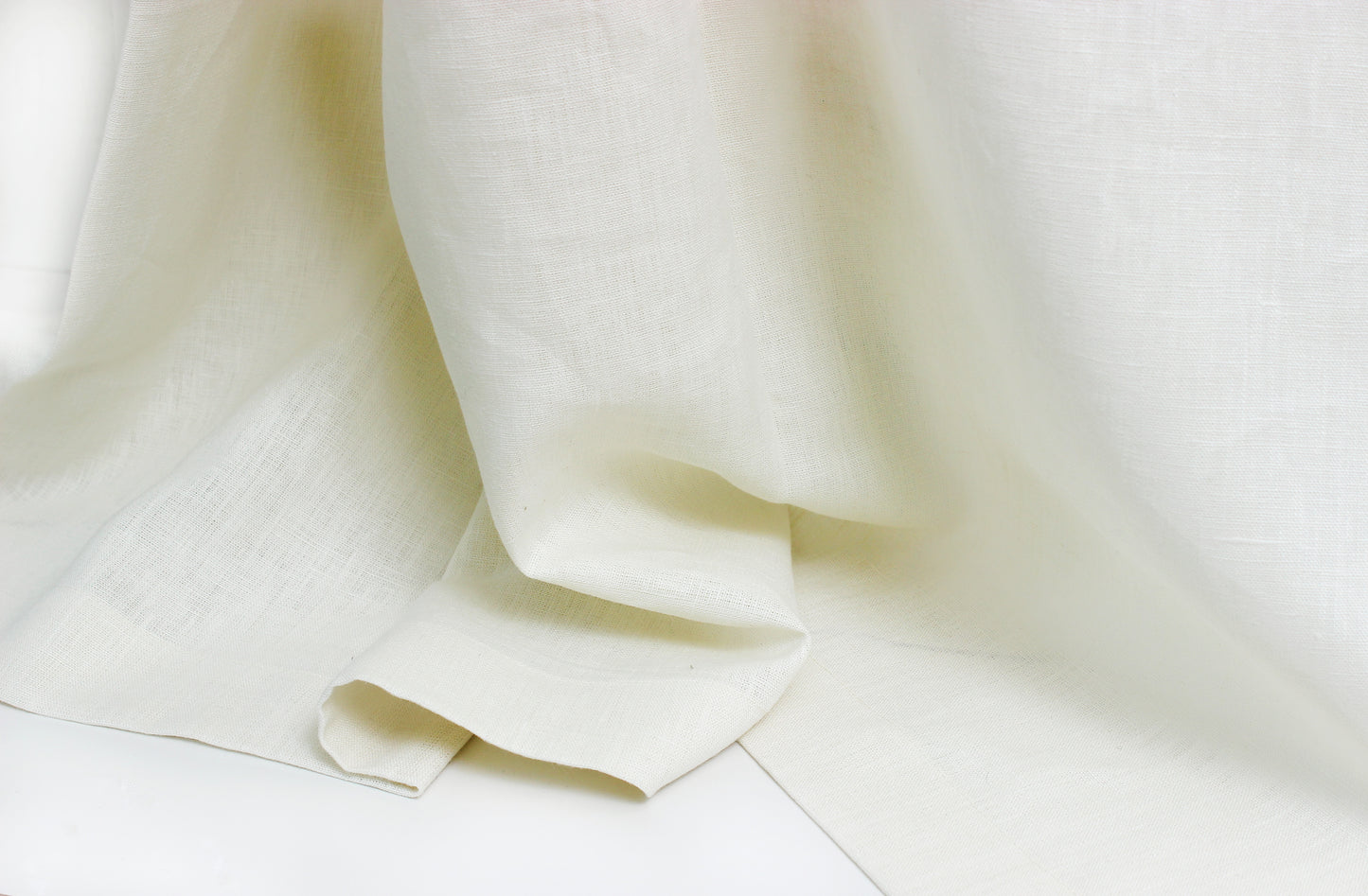 Tab top linen curtains